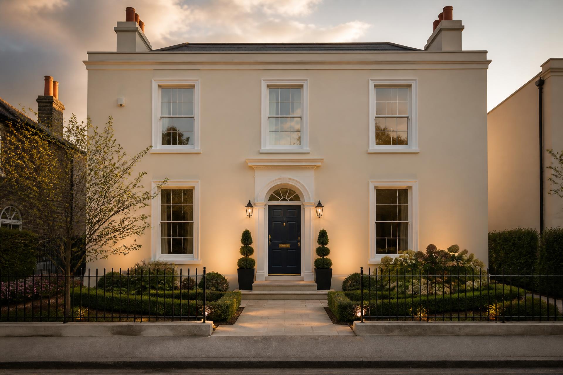 Premium Dublin home with newly rendered façade by Phoenix Maco Ltd